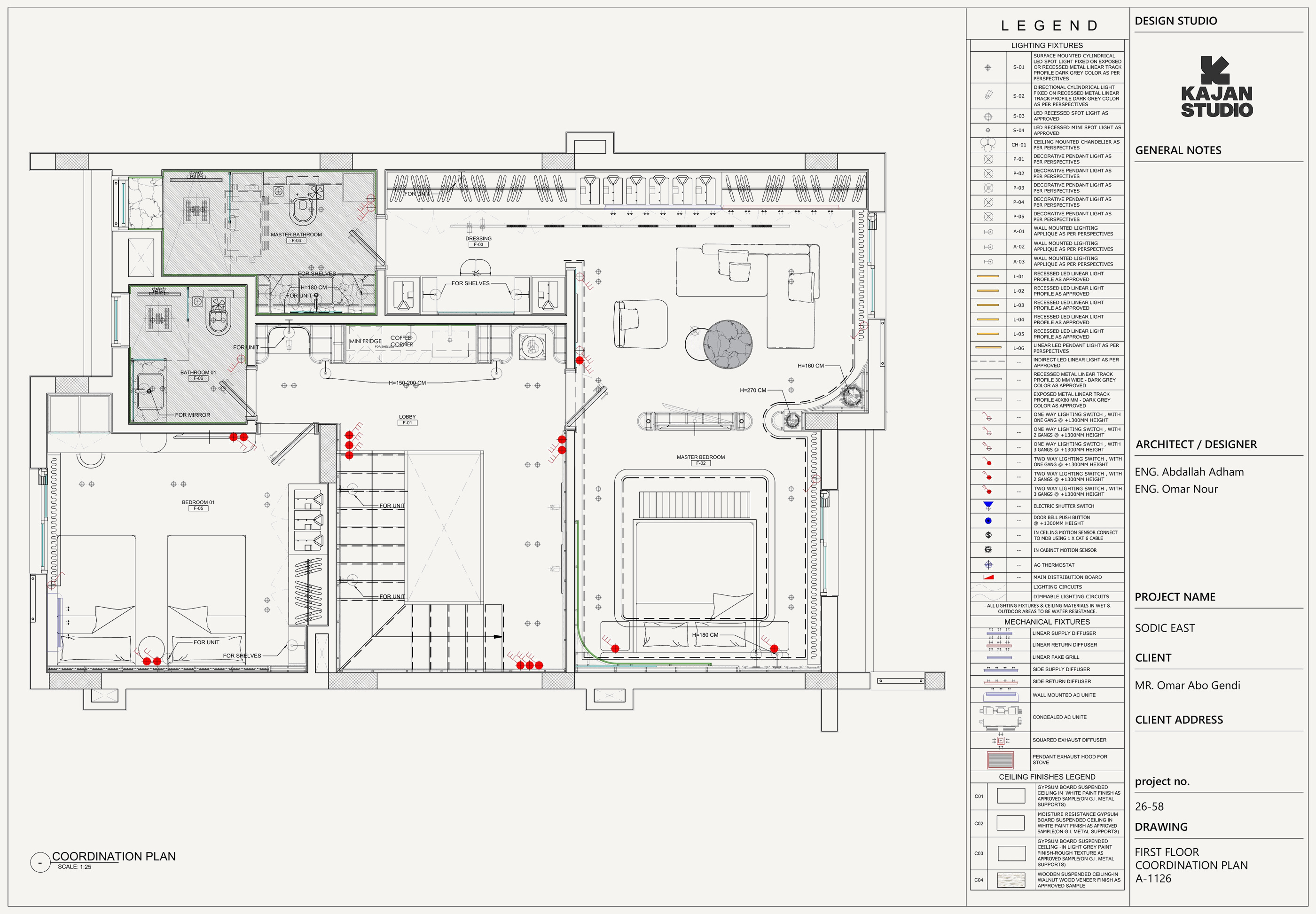 Technical drawing Coordination Plan — Plans