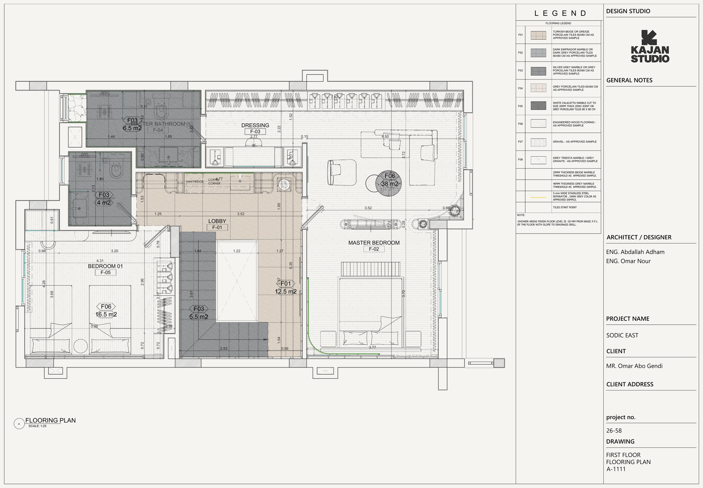 Technical drawing Flooring Plan — Plans